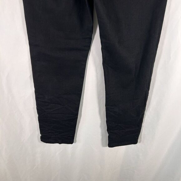 Lauren Ralph Lauren Jeans Women's 8 Black Denim Pockets Button Zip Cotton Blend - Picture 7 of 11